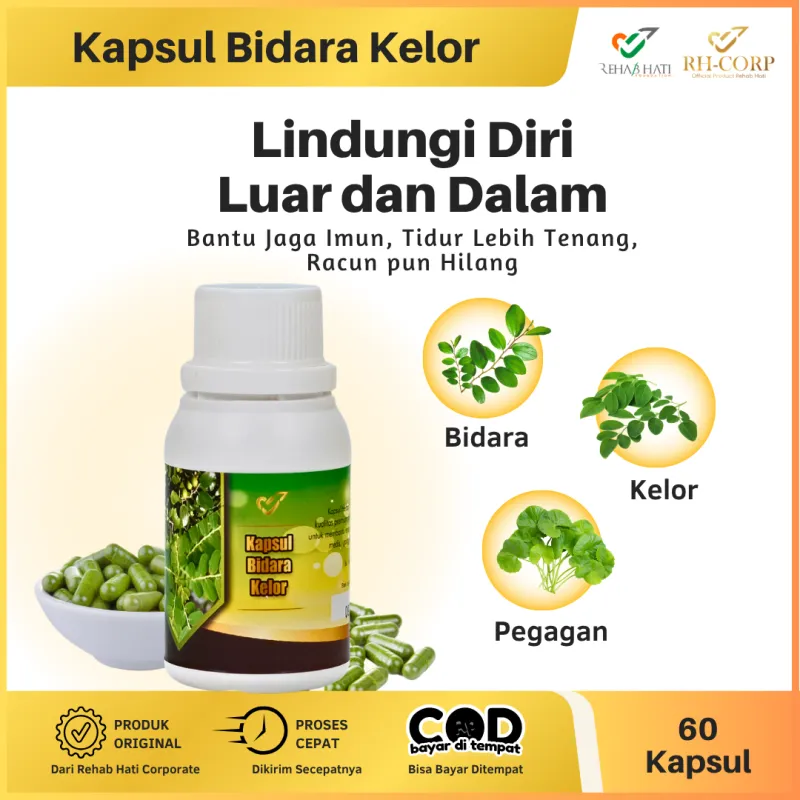 Kapsul Bidara Kelor Pegagan 60 kapsul